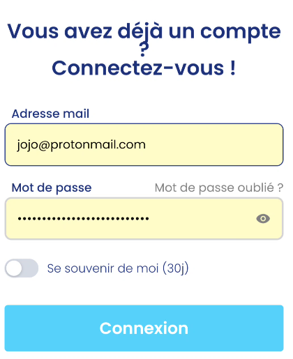 Identifiant et mot de passe remplis automatiquement par KeePass2Android